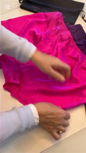 Custom men's silk trunks in Bubblegum and Bossanova Purple. Shop with us: www.softstrokessilk.com