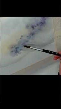 🌈STORMY SKIES!⛈️Try Watercolor!!💧 #coloringrainbows #art #watercolor