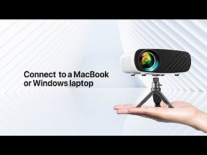 How to connect a projector to a MacBook or Windows laptop?
