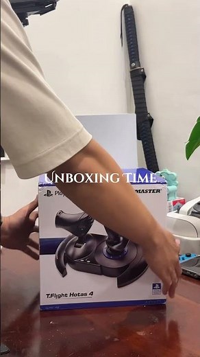 New addition to the gaming setup - Thrustmaster T.Flight Hotas 4 #unboxing #ps5 #pcgaming #shorts