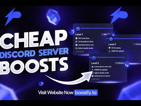 How to get Cheap Discord Server Boosts 2026 | Boostly.to