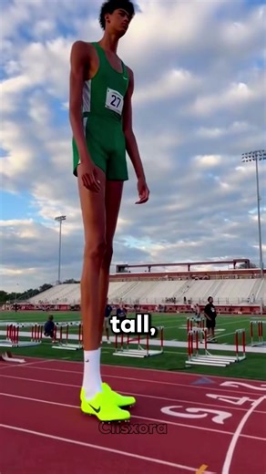 This 13 Year Old Giant Sprinter Runs Over 60 MPH 😳⚡