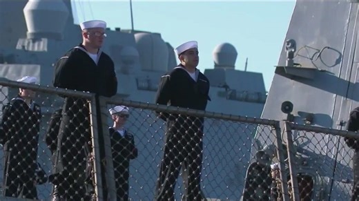 Higbee returns to naval base San Diego, just in time for Christmas