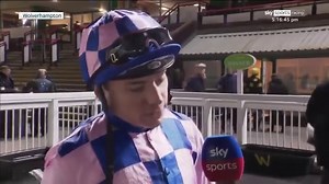 "We don't need to be here... I don't think it's healthy!" Jockey Callum Shepherd rode the first Sunday night winner but is definitely NOT a fan of the trial fixtures... | At The Races