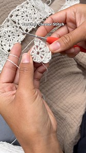 How to crochet a cluster stitch. #crochettutorial | KnitcroAddict