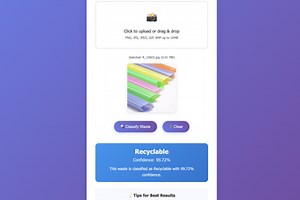 Waste classification app
