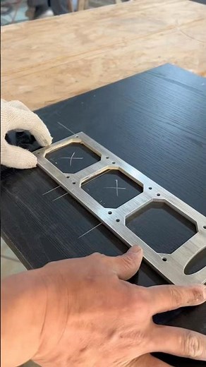 Outlet Hole Cut on Wood Panel – Pro Interior Finish!