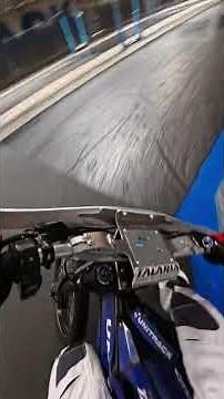 POV: You're riding an indoor electric motorcycle on a one-of-a-kind track 🎥⚡