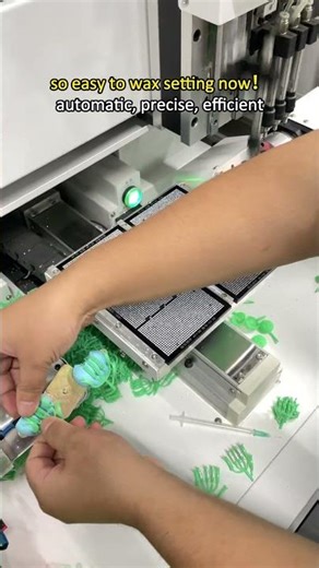 Easy Wax Setting with Automatic Stone Placement