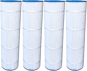 Atomic USA Made Pool Filter Replaces Pentair Clean & Clear Plus 520, Filbur FC-1978, Pleatco PCC130, PWW130 130 sq ft 32" Length, 7" Diameter Filter Cartridge (4 Pack)