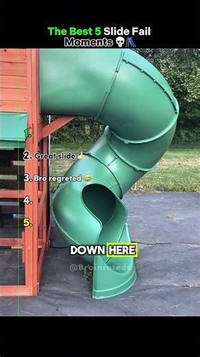 The Best 5 Slide Fail Moments (When Slides Attack!) 😅🛝