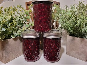 Canning a decadent CHOCOLATE RASPBERRY SAUCE/JAM