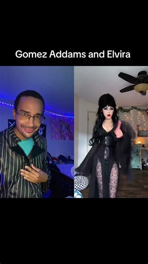 Day 4/61, @Dressupwithnessa Gomez Addams and elvira #elvira #gomezaddams #gomezaddamscosplay