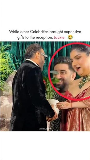 While Everyone Brought Expensive Gifts… Jackie Shroff Chose A Plant 🌿❤️ #jackieshroff #bollywood