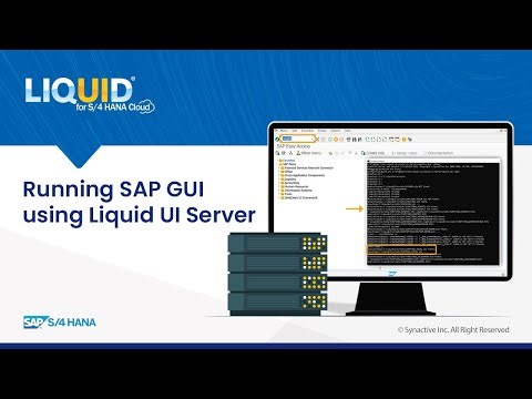 Running SAP GUI through Liquid UI Server
