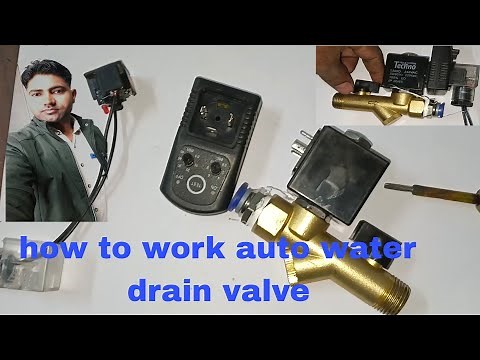 🔴 How to connection of auto water drain valve | how to use auto drain valve