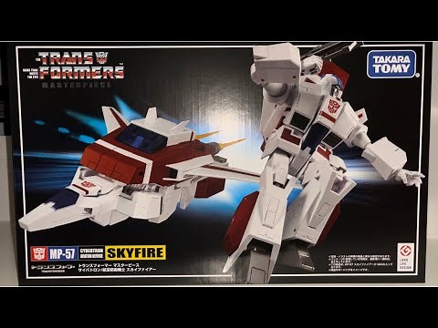 Transformers masterpiece Skyfire review. MP 57 takara jetfire seige, G1 & generations comparison