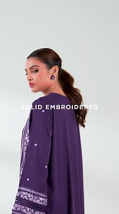 Timeless designs featuring intricate embroidery to elevate your festive occasions. Explore our Ready To Wear Winter collection. Available now in stores & online. | Sapphire