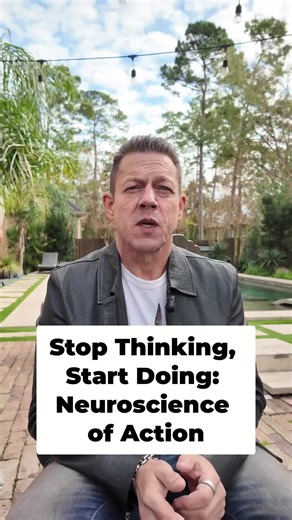 Thinking ≠ doing. Action rewires your brain. Feedback builds momentum. Execute a small version today! #Neuroscience #Productivity #Action #GetItDone