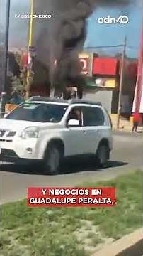 ¡Caos en Aguascalientes! Bloqueos, incendios y 27 detenidos tras un operativo