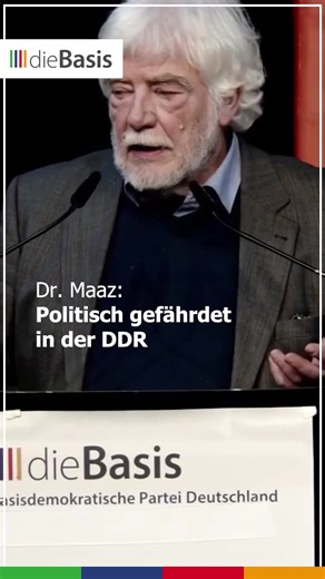 Dr. Maaz: Politisch gefährdet in der DDRDr. 👉🏻 Mehr Informationen unter: diebasis-partei.de 👉🏻 Das gesamte Video findet ihr hier: https://www.youtube.com/watch?v=j-UCW1IJR2g | DieBasis