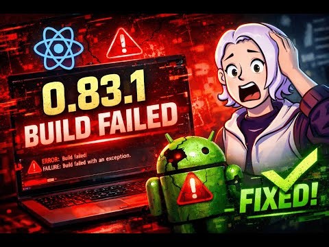 React Native 0.83.1 New Project Not Running? 🔥 Fix in 5 Minutes (NDK Issue)