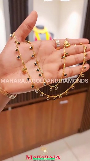 10K views · 192 reactions | Italian Anklet collection's 8.710 Gram 16.200 Gram #maharajagoldanddiamonds ONLINE PURCHASE Eramaloor : 8086662916 8086449916 Edapally : 8086160916 tripunitura : 8086339916 Thrissur : 8086729916 Palluruthy : 8086075916 #gold #diamond #necklace #916 #lightweight #maharajagoldanddiamonds #trending #weddingset #keralawedding #weddingbride #ornaments #jewelery #collection | Maharaja Gold & Diamonds | Facebook