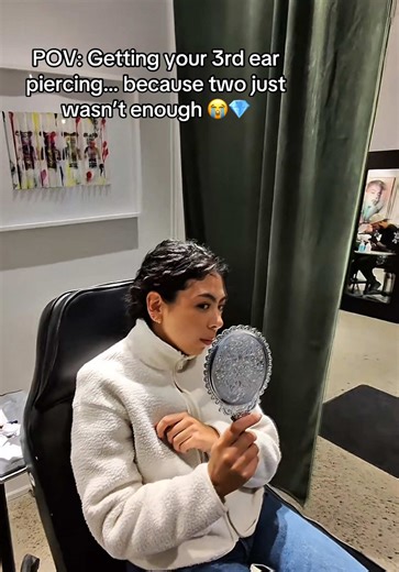 POV: Getting your 3rd ear piercing because two just wasn’t enough 😭💎 Quick, clean, and easier than you expect — the kind of piercing that completes the ear stack ✨ Once you start, it’s hard to stop 👀 📍 BodyWorks Studio — Vaughan (GTA) ✨ $30 Piercings — Tuesdays & Thursdays Jewelry included • Limited spots 🔗 Book your appointment through the link in bio. #pov #piercing #earpiercing #piercer #fyp