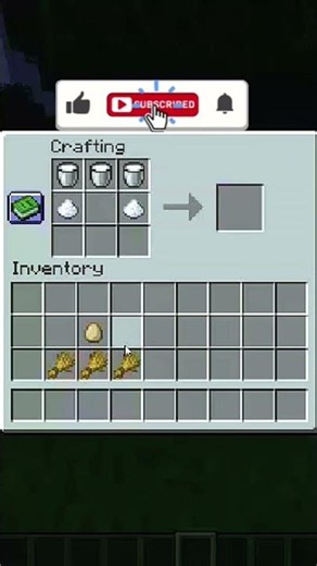 How to craft Cake 😁 in 😅Minecraft #minecraft #gaming