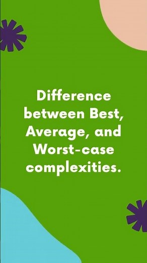 Best, Average & Worst-Case Complexity Explained! 📊💡#shorts #Java #DSA #CodingTips