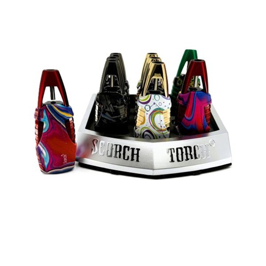 S61874 Scorch Single Flame w Side Button Torch Lighter 9ct