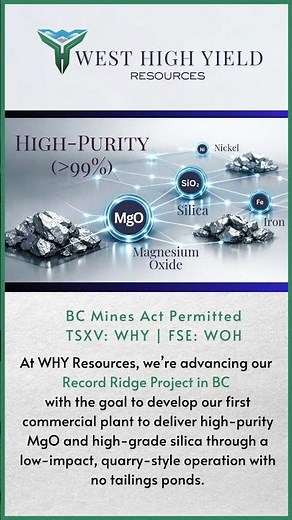 BC Mines Act PERMITTED MgO, SiO2, Ni, Fe