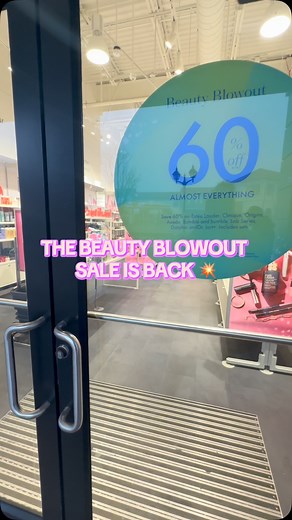 DID SOMEONE SAY 60% OFF?! THATS RIGHT… OUR BEAUTY BLOWOUT SALE IS BACK 🤯💥 Shop now thru 3.2 and get 60% off on Estee Lauder, Clinique, Aveda, Bumble, Lab Series, Darphin, Origins and Dr. Jart 🛍️ *Excludes Best Sellers. No Warehouse or Clearance Stores. Not combinable with any other % of $ off promotions. Is combinable with GWPS Standard Exclusions apply Estee Lauder Re-Nutriv, Gold Compacts and Darphin Stimulskin Plus Not included. Sets are included. | The Cosmetics Company Store