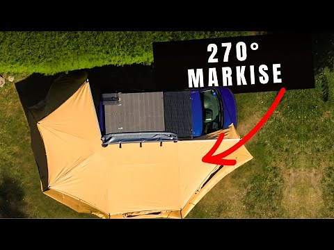 270 Grad Markise an VW T5 mit Seitenwänden/Montageanleitung und Praxistest