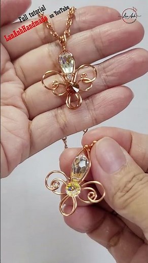 Lily flower - Free tutorial video link above the title #shortsvideo #handmade