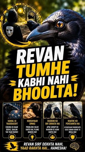 Why Ravens Remember Human Faces #facts #curiousfacts60 #shorts #trending