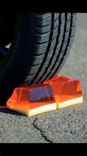 🎯 Crushing Crunchy Things Under Car Tyre | Viral Crushing Experiment#shortfeed #viralasmr