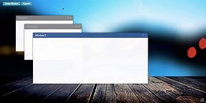 Ventus: HTML5, CSS3 & Javascript Window Manager Experiment
