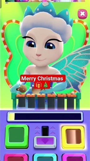 #merrychristmas 🎁🎄✨#mytalkingangela2 #trending #viral #angela #christmasspecial #trendingshorts