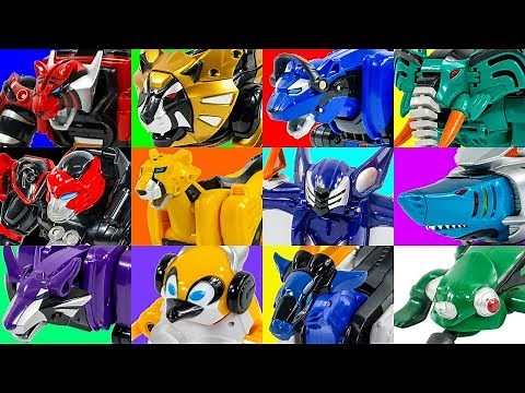 PowerRangers Jungle Fury Pride Master MegaZord With All Animal Spirit With Toy Transformation