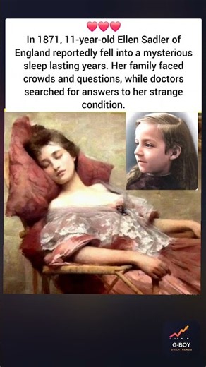 Ellen Sadler slept for years… but was her mysterious Victorian story truly understood? ❤️