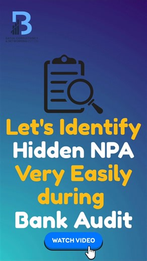 99% Auditors Miss This! Hidden NPA Tricks Exposed