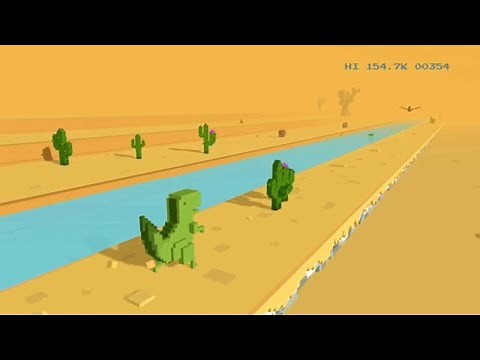 I got a high score on elgoog.im dinosaur game 3d 600