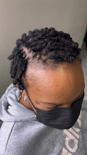 Pipe Cleaner Curls on Short Locs Tutorial