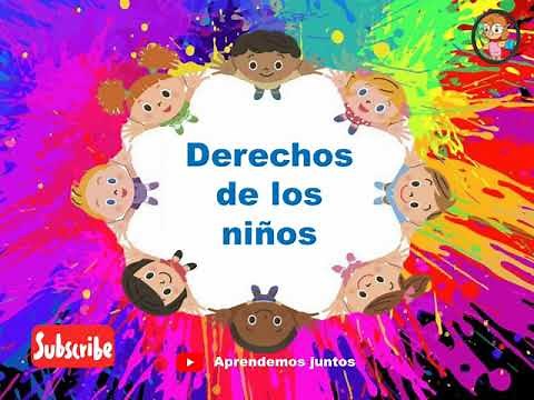Aprende los derechos de los niños y niñas. Video educativo infantil.