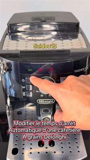 326 reactions · 46 shares | Réglage l’arrêt automatique cafetière Delonghi magnifica S #astuces #cafetiere #reparation #DeLonghi #coffee #café #reglage #machine | Saidou Mai | Facebook