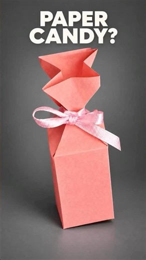 Looks Like Candy… It’s a Paper Gift Box! 🎁🍬#paperbox