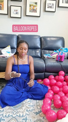 2.1K reactions · 84 shares | Quick balloon rope tutorial. Subscribe to youtube channel for detailed tutorial. #barbie #barbiecolorreveal #barbiepink #balloonarch #balloongarland #balloontutorials #okcballoons #eventdecor #eventdesign #edmond #balloondesigns #barbietheme #okcevents | SODO Creations | Facebook