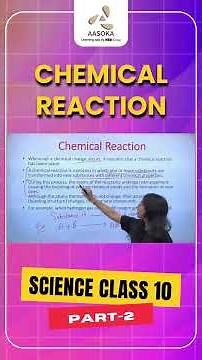 Chemical Reactions Part-2 | Chemistry | Science Class 10 | AASOKA #Shorts