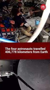 Artemis 2 crew becomes the first humans to travel farthest distance from Earth